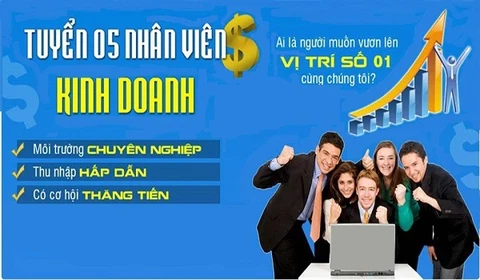 TUYỂN DỤNG BỔ SUNG NHÂN SỰ KINH DOANH